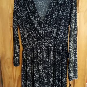 Wrap dress.